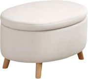 Homcom Opbergbank Polyester, Schuim - 71B x 51,5T x 42H cm - Beige