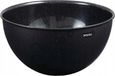 Bol en cuve en plastique, 0,5 litre, PP, couleur : noir, modèle : cosmos