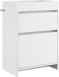 vidaXL - Badkamer - Onder - Het - Wastafel - Kast - Wit - 56 - x - 37,5 - x - 81 - cm