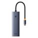 Baseus ULTRAJOY Hub Multifonctionnel 7-en-1 - Gris sidéral