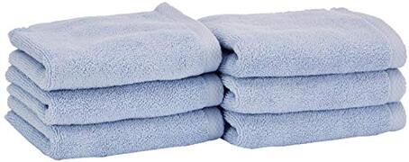 Heckett & Lane Bath Guest Towel, 100% Cotton, Arctic Ice, 30 x 50 Cm, 6.0 Pieces