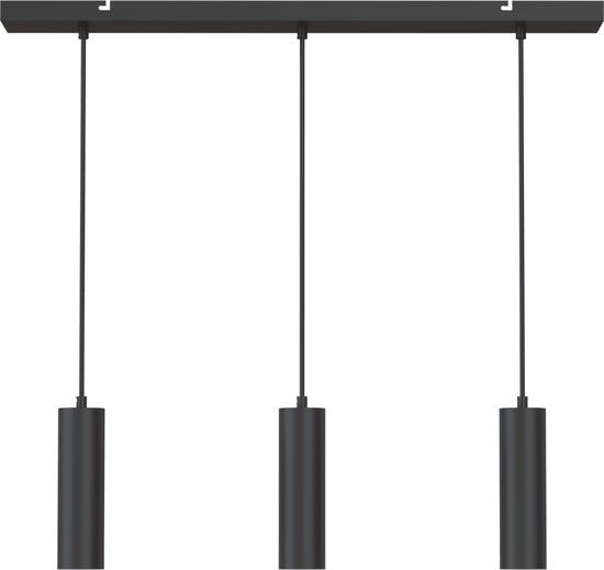 Calex Hanglamp - GU10 - 3-Lichts - Plafondlamp - Mat Zwart