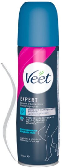 Veet Ontharingsspray - Gevoelige Huid - 150ml