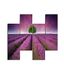 Homemania Afbeelding violet-4 natuur en landschappen per woonkamer, meerkleurig, 76 x 0,3 x 50 cm, HM204PMDF210, MDF