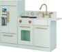 Teamson Kids Groot Modern Houten Speelkeuken - Rollenspel Speelgoed - Mintgroen/Goud