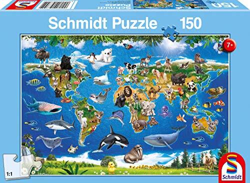 Schmidt Spiele Lococo dierwereld, kinderpuzzel, 150 delen, kleurrijk