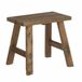 Mica Decorations Bold Houten Krukje - Bijzettafel of Plantentafel - 38 x 29 x 34 cm - Gerecycled Hout - Bruin