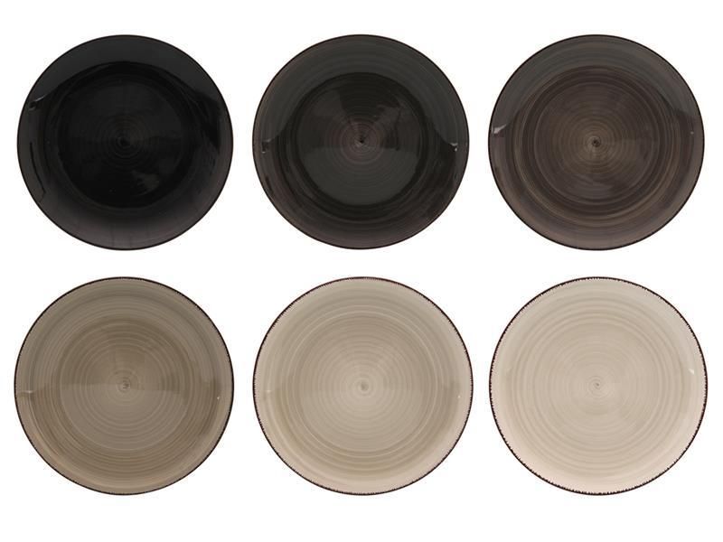 Ontbijtbord Industrieel - Doos A 6 Stuks - Ø19cm