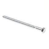 Prime-Line 9056560 Lag Screw, Hex Head, 3/20.3 x 15.2 cm, Zinc-Coated Steel, 15-Piece
