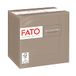 Fato, Wegwerp papieren servetten, ideaal voor aperitief en cocktail, 100 servetten, formaat 24 x 24 gevouwen, 4-laags, kleur taupe, 100% pure cellulose, FSC-gecertificeerd