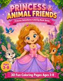 Princess & Animal Friends Coloring Book