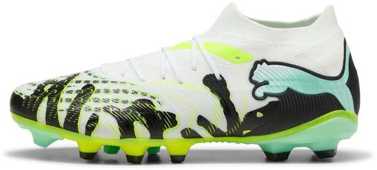 Puma Voetbalschoenen Future 9 Match FG/AG Geel/Wit Maat 45