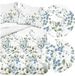 KARO Housse de couette en flanelle 220x200cm - Laura Bloemen - Coton Blanc