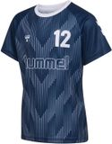 Hummel Kindertrui Regular Korte Mouw Unisex Polyester Blauw 12 jaar