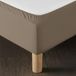 Boxspring Boxspring Drap housse 160x200 taupe, doux et extensible