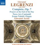 Compiete, Naxos Nova Ars Cantandi, Ivana Valotti, Giovanni Acciai - Legrenzi: Compiete, Op. 7 - Prayers At The End Of The Day (CD)