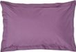 Homescapes Kussensloop 50x75 cm met Rand (Oxford) – Paars – 100% Egyptisch Perkal Katoen – 200 TC