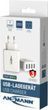 Ansmann HomeCharger HC430 USB-oplader 30 W 4x USB-A Wit Binnen