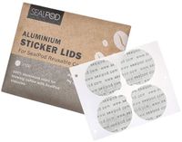 Sealpod Aluminium stickerdeksels voor herbruikbare capsules Nespresso, 100 st.