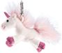 Schaffer Knuffel! Schaffer, sleutelhanger, eenhoorn, 8 cm, wit/roze, knuffel eenhoorn