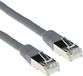ACT IB4001 LSZH SFTP CAT6A Patchkabel Grijs - 1 meter