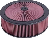 K&N Luchtfilter X-Stream - 130mm aansluiting, 305mm inwendige diameter, 127mm hoogte - met 32mm drop base (66-3070)