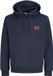Jack & Jones Trui Jjrush Sweat Hood 12298428 Navy Blazer Mannen Maat - M