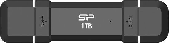Silicon Power DS72 USB flash drive 1 TB USB Type-A / USB Type-C 3.2 Gen 2 (3.1 Gen 2) Zwart