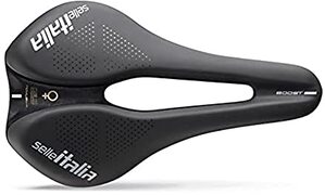 Selle Italia SI080EBSFLTMLN, Novus Boost Evo Lady TM Superflow unisex volwassenen, zwart, L 145 x 245 mm