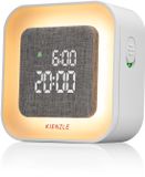 Kienzle Wekker - Lichtwekker - Vierkant - 10 cm - Wit