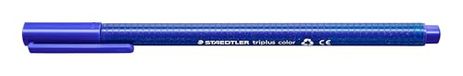 Staedtler 323 Triplus Colour Fibre-Tip pennen, 1,0 mm, blauw, 10 stuks