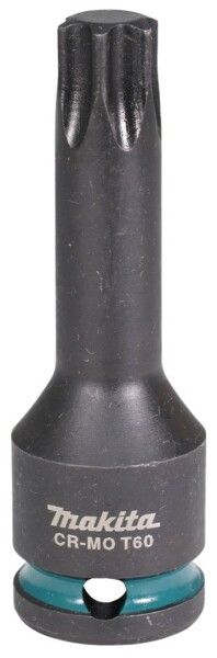 Makita E-19853 Slagschroefbit T60x78mm - Impact Black - 1/2" VK