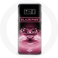Maniacase Hoesje voor Samsung Galaxy S8 Behang diamante Blackpink Kpop Logo Rose