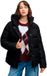 Superdry Hooded 5 Baffle Sports Puffer Jas W5012178a 02a Zwart Dames Maat XL
