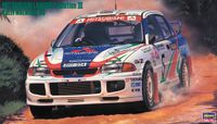 Hasegawa 1:24 Mitsubishi Lancer GSR Evolution III Rally Malaysia 96 Modelbouwset