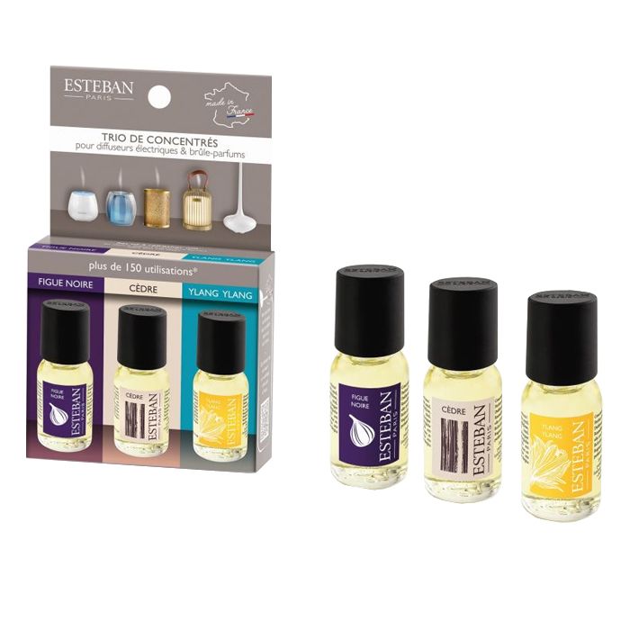 Esteban Classic geurolie set Figue Noire, Cedre & Ylang Ylang