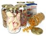 Weck Set van 6 potten van glas met schroefdeksel