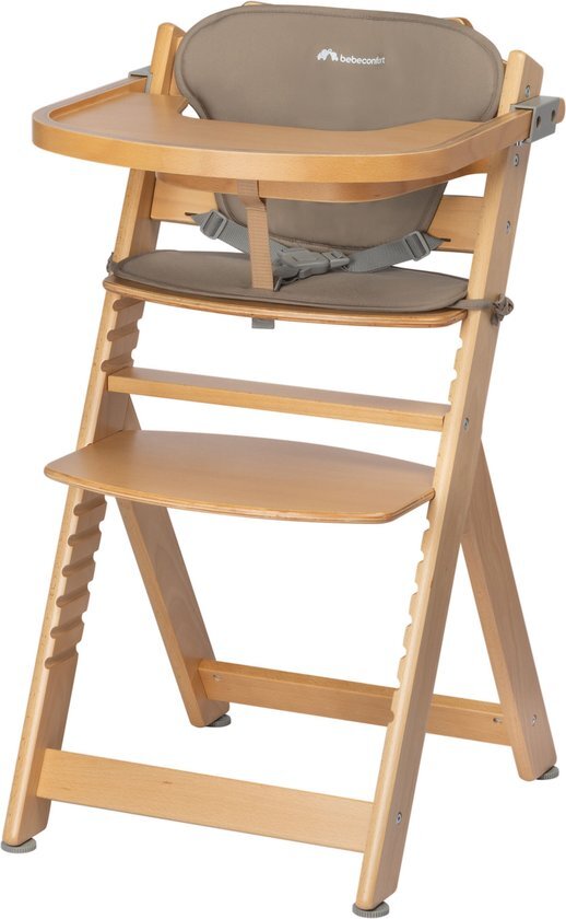 Bebeconfort Timba met verkleinkussen - Kinderstoel - Natural Wood - 6 maanden tot 10 jaar oud