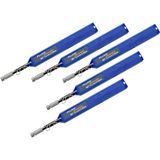 Fluke Networks QuickClean-2.5-5P Snelreiniger voor 1,25 mm-SC-, ST-, FC-, E2000-connectors en -eindvlakken (verpakking van 5 stuks)