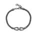 Brosway Knocker BKC25 Herenarmband, 316 L, staal, visgraat, maat 22 cm