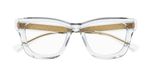 Gucci GG2066O Lunettes œil de chat transparentes 49mm pour femmes