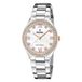 Festina Horloge Solar Dames van Roestvrij Staal 316l Zilverkleurig | Quartzwerk, Zeer Sterk Mineraalglas, Waterdicht 5 ATM F20658/1, Solar Energy