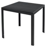 INDA-Exclusiv Tuintafel, bijzettafel, eettafel, balkon tafel, aluminium (geen hout)