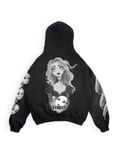 JustDepressed Clothing Sweatshirt 'Choose Wisely - heavy oversized Hoodie 500GSM' noir