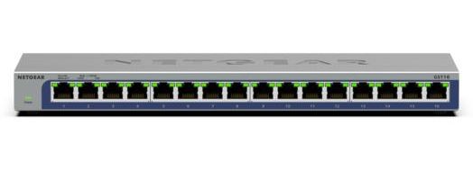 NETGEAR GS116 - 16-Port Gigabit Ethernet Switch - Unmanaged