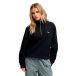 Superdry Signature Embroidered Sweatshirt Met Halve Rits Zwart 2XS Vrouw