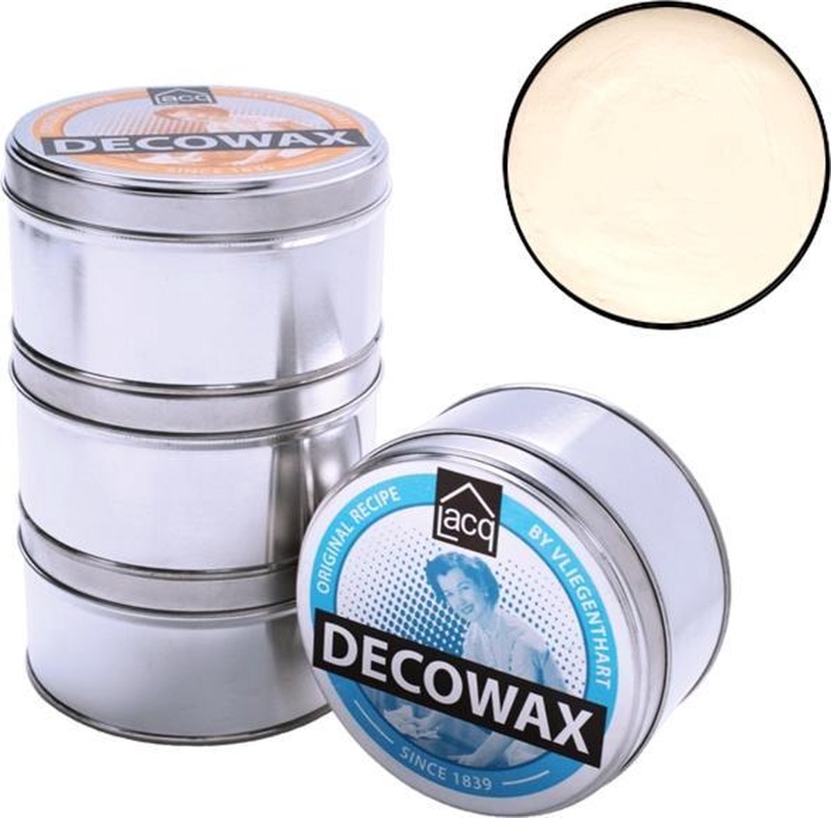 Lacq Decowax Chalky Wit - Houwax - 370 ML - Meubelolie