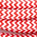 Stoffen Rood/wit Stoffen snoer – 3 m