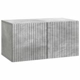 vidaXL TV-wandkast, betongrijs, 59,5 x 31 x 30 cm, bewerkt hout
