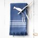 Today Fouta badhanddoek, 100 x 190 cm, oceaanblauw